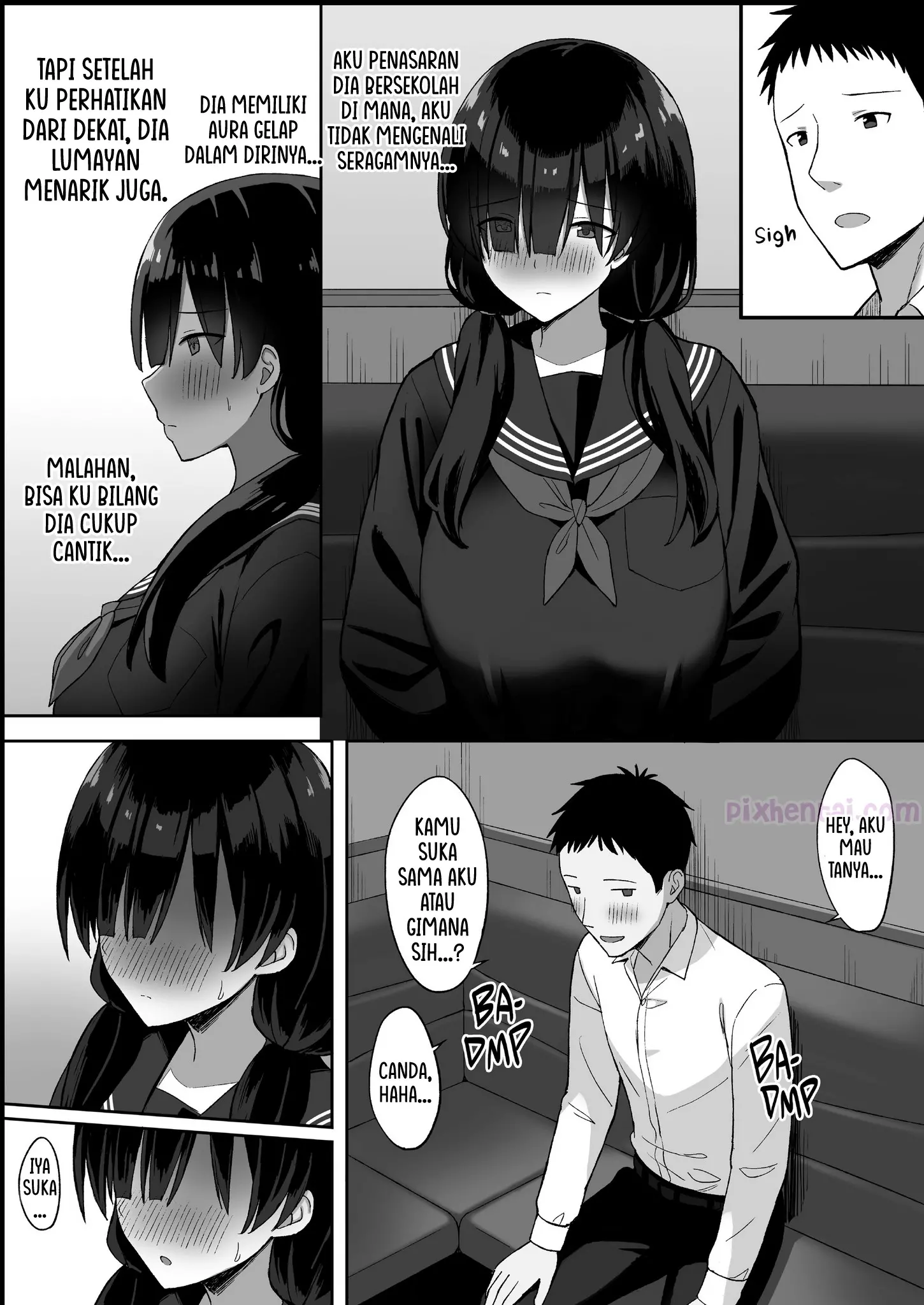 Komik hentai xxx manga sex bokep My Big-Boobed Stalker is Now My Girlfriend 11